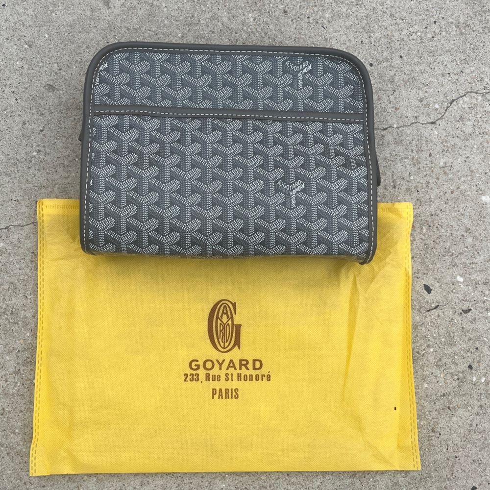 Goyard Clutch Bag in Gray